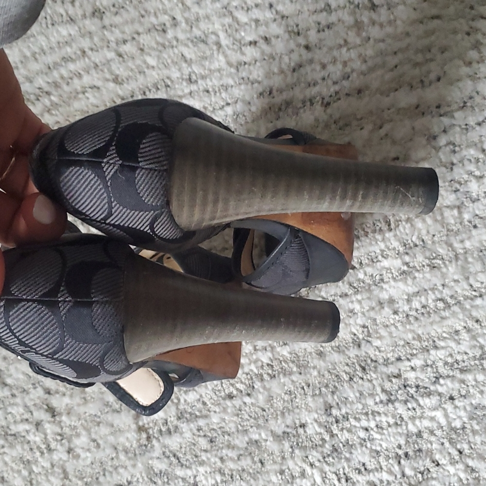 Ladies coach shoes size 6 dark gray - Picture 4 of 12